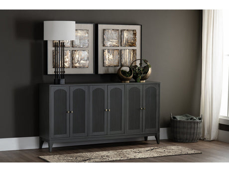 Palisade Green Six-Door Sideboard by Crestview at Eve Furniture