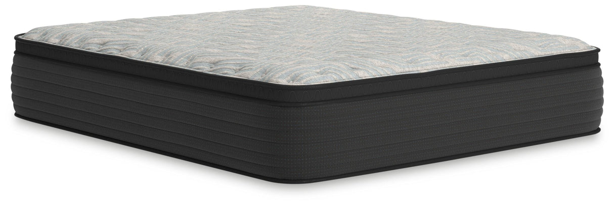 Palisades ET Gray/Blue California King Mattress by Ashley at Eve Furniture