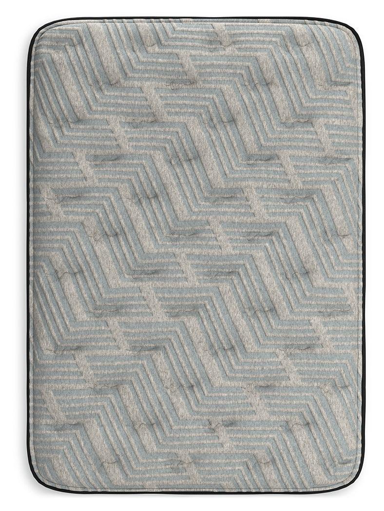 Palisades Firm Gray/Blue Full Mattress by Ashley at Eve Furniture