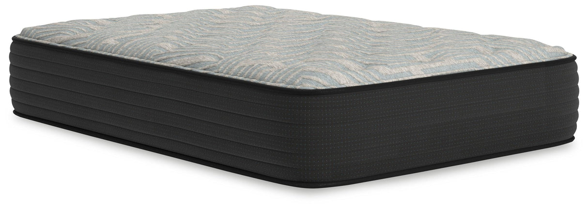 Palisades Firm Gray/Blue Full Mattress by Ashley at Eve Furniture