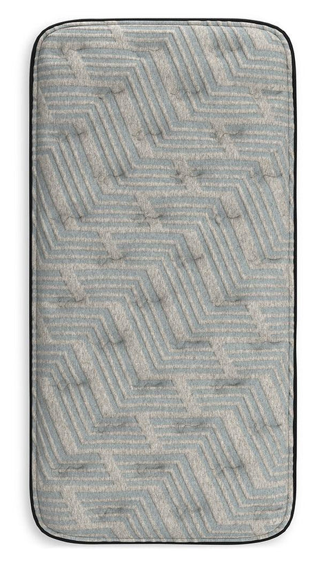 Palisades Firm Gray/Blue Twin Mattress by Ashley at Eve Furniture