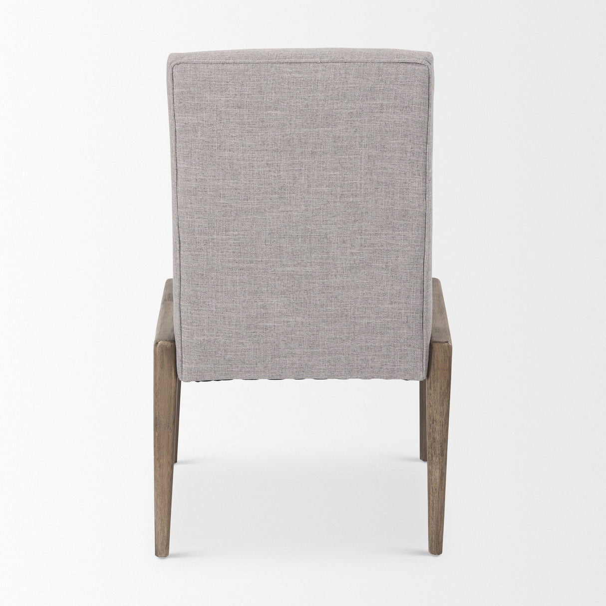 Palisades Gray Upholstery w/ Solid Wood Armless Dining Chair, Set of 2 by Mercana at Eve Furniture