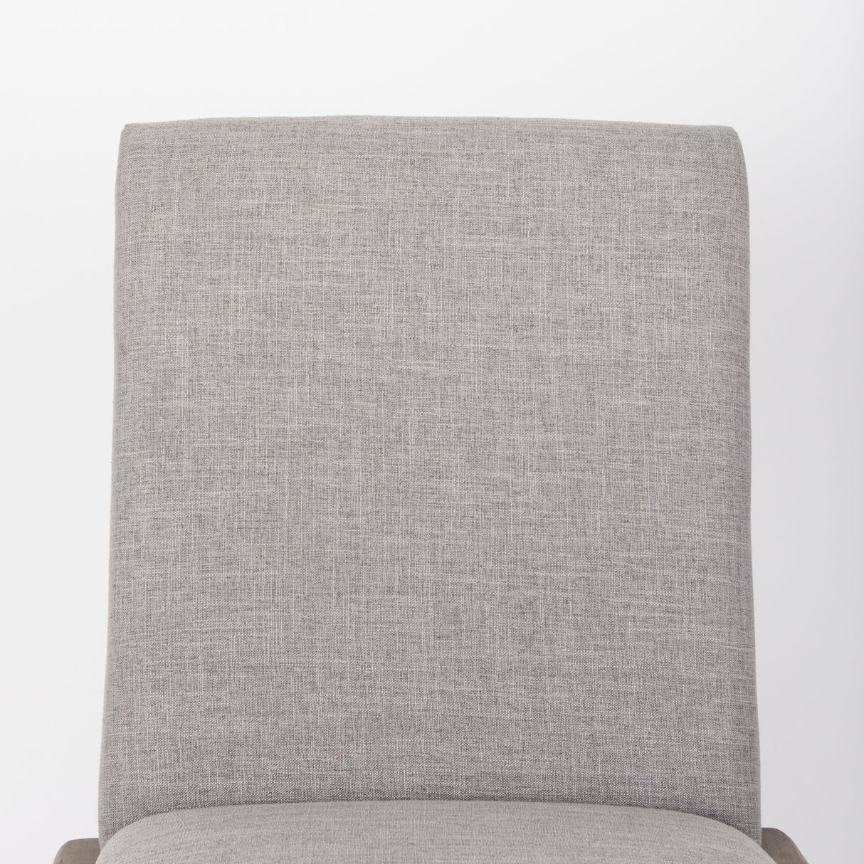 Palisades Gray Upholstery w/ Solid Wood Armless Dining Chair, Set of 2 by Mercana at Eve Furniture