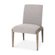 Palisades Gray Upholstery w/ Solid Wood Armless Dining Chair, Set of 2 by Mercana at Eve Furniture
