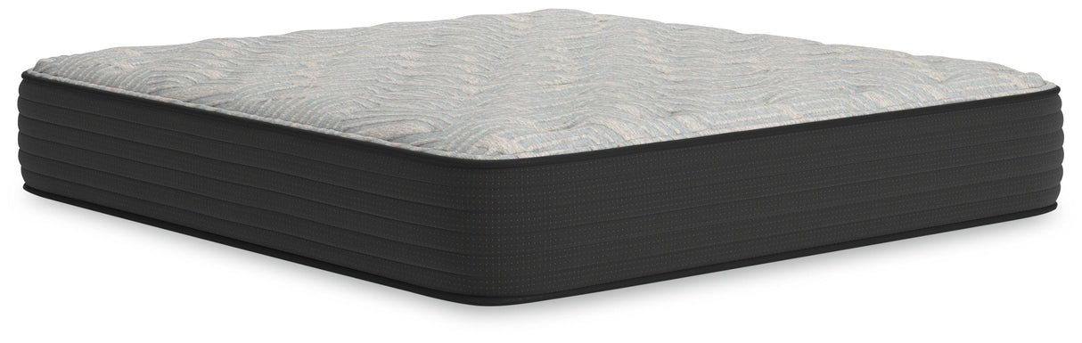 Palisades Plush Gray/Blue King Mattress by Ashley at Eve Furniture