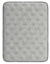 Palisades Plush Gray/Blue Queen Mattress by Ashley at Eve Furniture