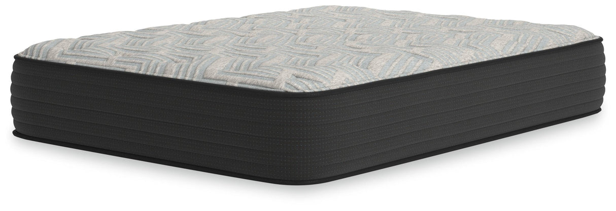 Palisades Plush Gray/Blue Queen Mattress by Ashley at Eve Furniture