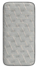 Palisades Plush Gray/Blue Twin Mattress by Ashley at Eve Furniture