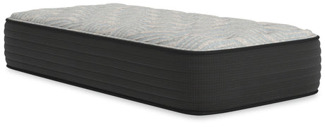Palisades Plush Gray/Blue Twin Mattress by Ashley at Eve Furniture