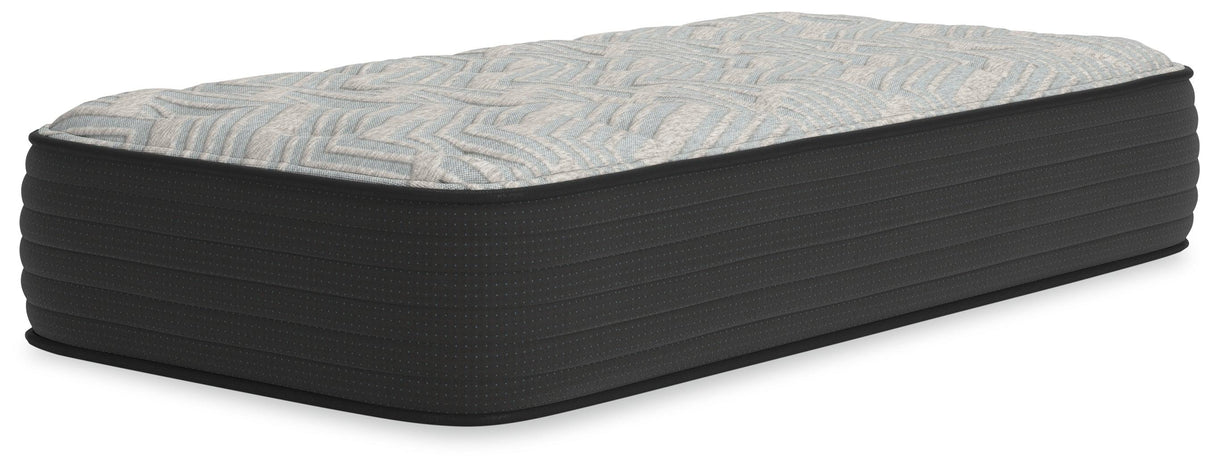 Palisades Plush Gray/Blue Twin Mattress by Ashley at Eve Furniture