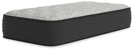 Palisades Plush Gray/Blue Twin Mattress by Ashley at Eve Furniture