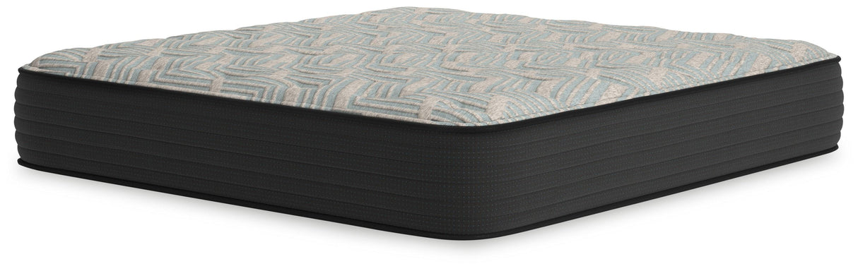 Palisades Firm Gray/Blue King Mattress by Ashley at Eve Furniture