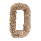 Palm 29.6"x43.4" Natural Sisal Rectangular Wall Mirror by TOV Furniture at Eve Furniture