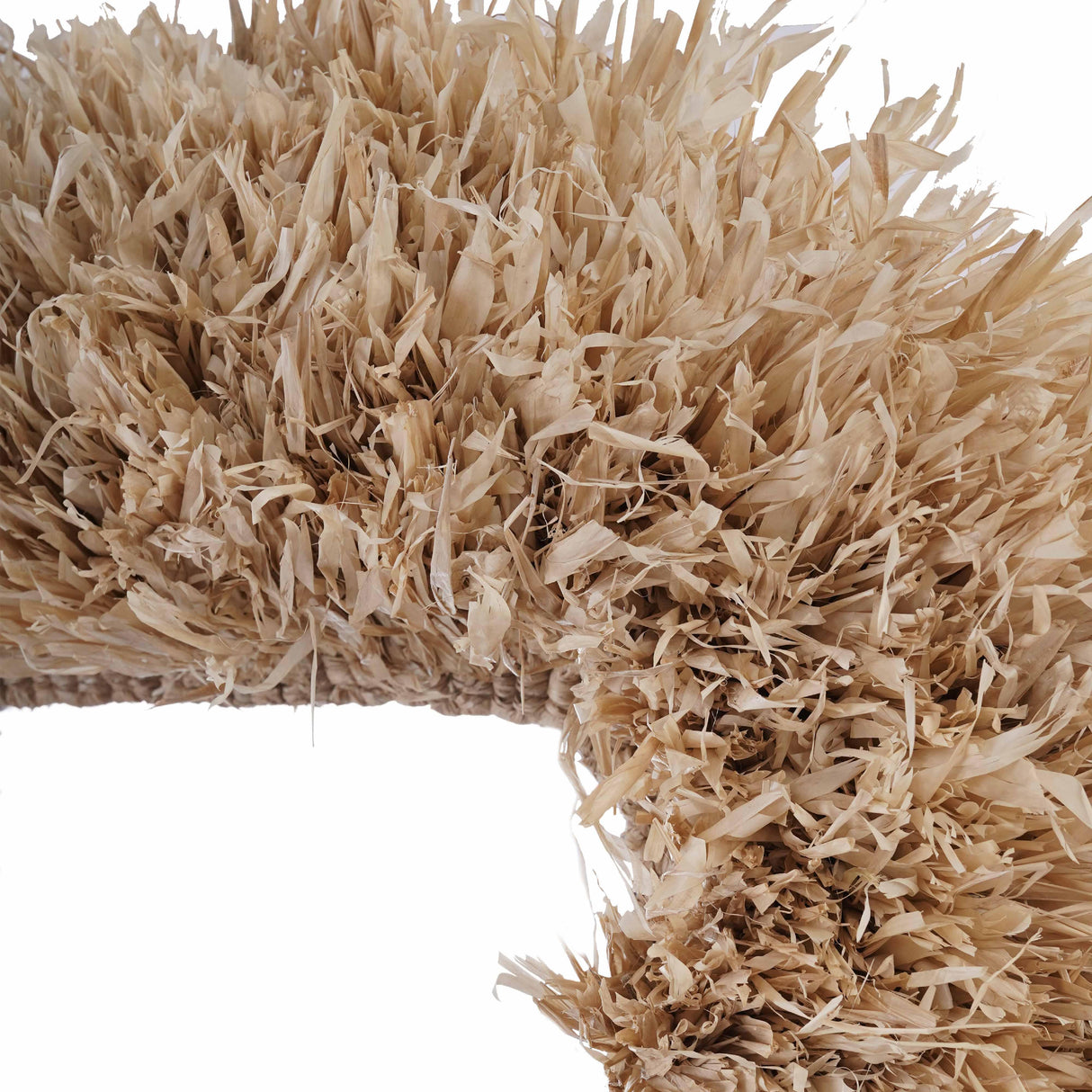 Palm 29.6"x43.4" Natural Sisal Rectangular Wall Mirror by TOV Furniture at Eve Furniture