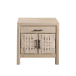 Palm Light Natural Wood Nightstand by Diamond Sofa at Eve Furniture