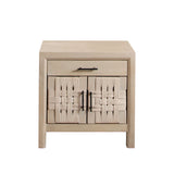 Palm Light Natural Wood Nightstand by Diamond Sofa at Eve Furniture
