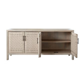 Palm Light Natural Wood Sideboard by Diamond Sofa at Eve Furniture
