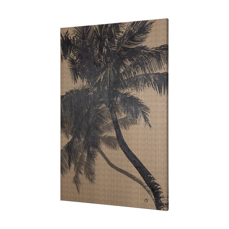 Palm Shadow I by Mercana Studio a Hand Embellished Textured Canvas by Mercana at Eve Furniture