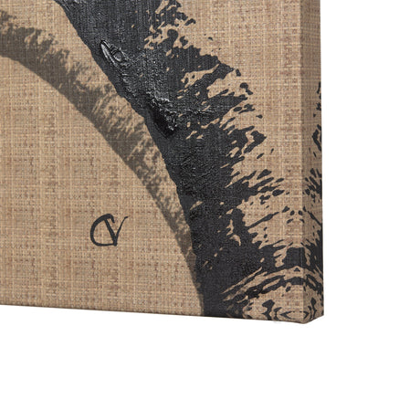 Palm Shadow I by Mercana Studio a Hand Embellished Textured Canvas by Mercana at Eve Furniture