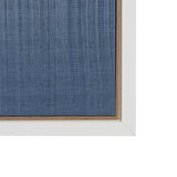 Palm Shadow II (Blue) by Mercana Studio Hand-Embellished Textured Framed Canvas Artwork by Mercana at Eve Furniture
