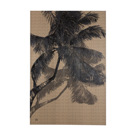 Palm Shadow II by Mercana Studio a Hand Embellished Textured Canvas by Mercana at Eve Furniture