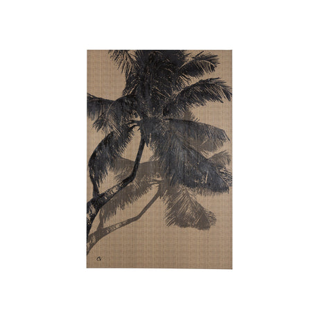 Palm Shadow II by Mercana Studio a Hand Embellished Textured Canvas by Mercana at Eve Furniture