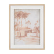 Palm Spring I by Mercana Studio Hand-Embellished Framed Artwork Matted under Glass by Mercana at Eve Furniture