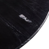 Palm Springs 48" Round Dining Table with Black Marble and Silver Base by Home Trends & Design at Eve Furniture