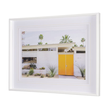 Palm Springs Villa by Irene Suchocki Hand Embellished Framed Photo Art Print Matted under Glass by Mercana at Eve Furniture