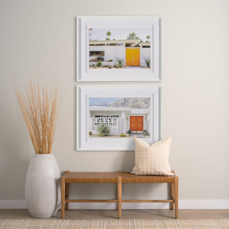 Palm Springs Villa by Irene Suchocki Hand Embellished Framed Photo Art Print Matted under Glass by Mercana at Eve Furniture