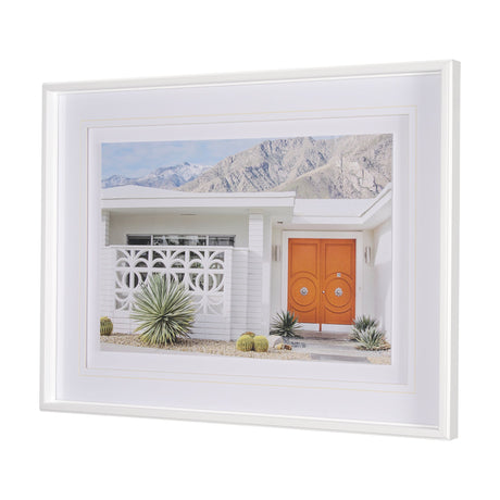 Palm Springs Villa Puerta Naranja Irene Suchocki Hand Embellished Framed Photo Art Print Matted unde by Mercana at Eve Furniture
