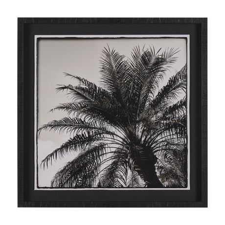 Palm Tree Sepia I by Debra Van Swearingen a Hand Embellished Framed Photo Art Print Matted under Gla by Mercana at Eve Furniture