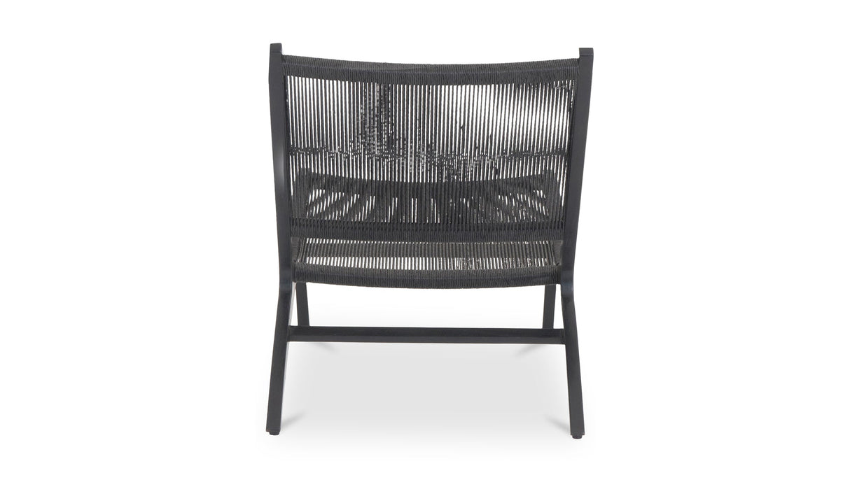 Palma Outdoor Lounge Chair Black by Moe's Home at Eve Furniture
