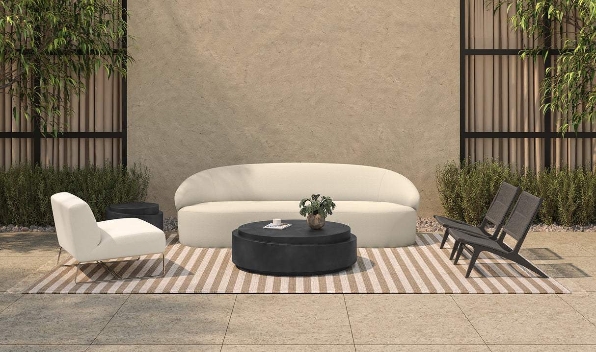 Palma Outdoor Lounge Chair Black by Moe's Home at Eve Furniture