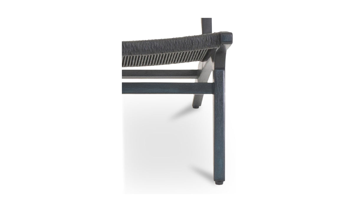 Palma Outdoor Lounge Chair Black by Moe's Home at Eve Furniture