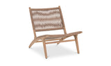 Palma Outdoor Lounge Chair Warm Brown by Moe's Home at Eve Furniture