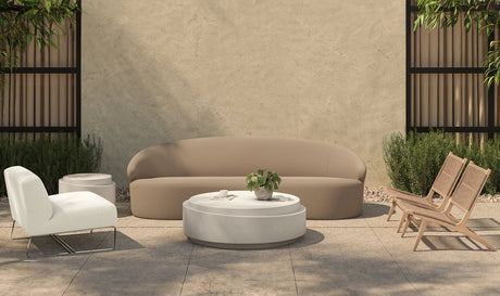 Palma Outdoor Lounge Chair Warm Brown by Moe's Home at Eve Furniture