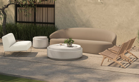 Palma Outdoor Lounge Chair Warm Brown by Moe's Home at Eve Furniture