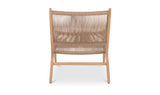 Palma Outdoor Lounge Chair Warm Brown by Moe's Home at Eve Furniture