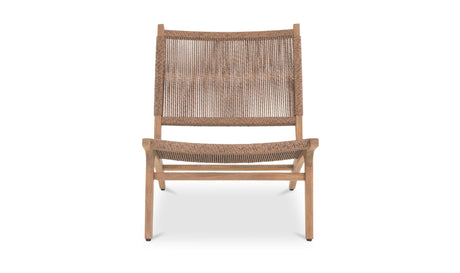 Palma Outdoor Lounge Chair Warm Brown by Moe's Home at Eve Furniture