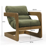 Palma Upcycled Fabric Accent Chair by TOV Furniture at Eve Furniture