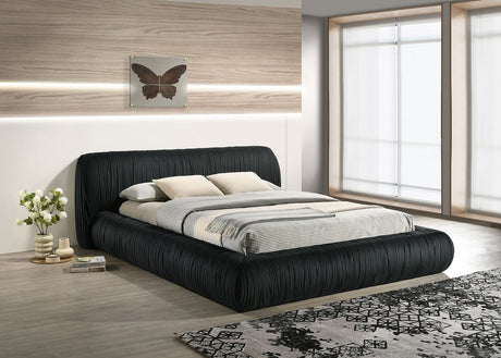 Palmdale Black Bed Eastern King Bed by Furniture of America at Eve Furniture