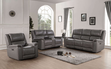 Palmer Dark Gray Motion Living Room Set by Cosmos Furniture at Eve Furniture