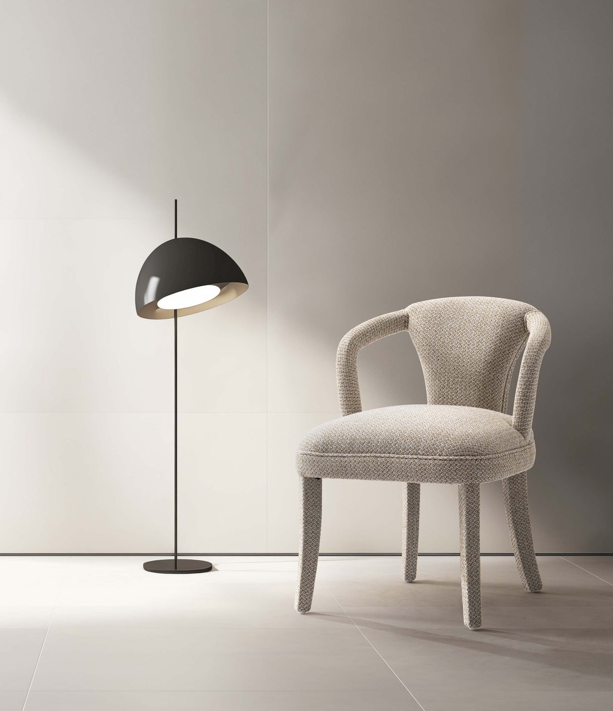 Palmer Dining Armchair in Gold Dust by Manhattan Comfort at Eve Furniture