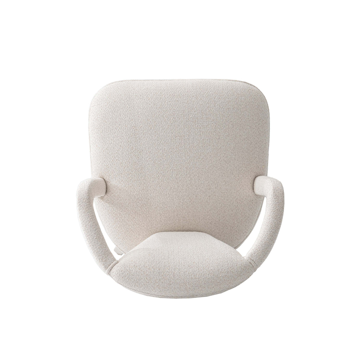 Palmer Dining Armchair in Ivory by Manhattan Comfort at Eve Furniture