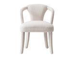 Palmer Dining Armchair in Ivory by Manhattan Comfort at Eve Furniture