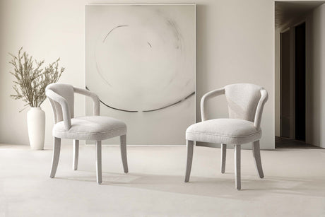 Palmer Dining Armchair in Ivory (set of 2) by Manhattan Comfort at Eve Furniture