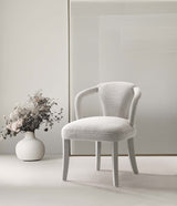 Palmer Dining Armchair in Silver Lining by Manhattan Comfort at Eve Furniture