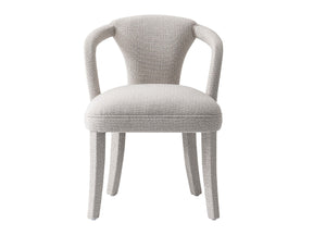 Palmer Dining Armchair in Silver Lining by Manhattan Comfort at Eve Furniture