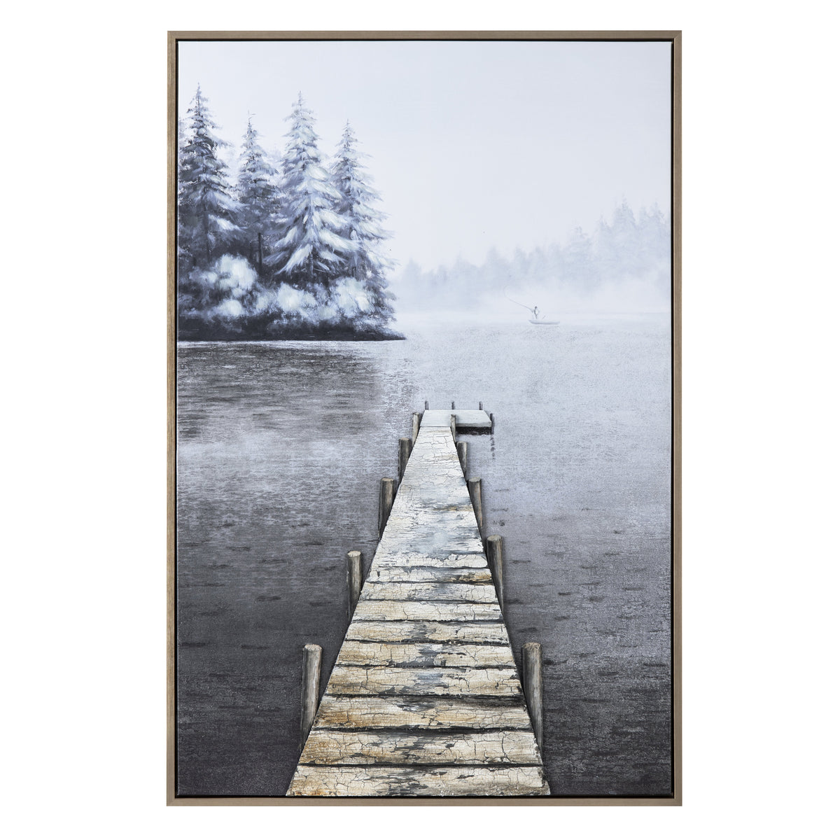 Palmer Gray/White Canvas by Crestview at Eve Furniture